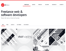 Tablet Screenshot of 2dev.it
